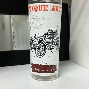 Vintage automobile antique autos “1906 Autocar” Frosted Drinking Glass car